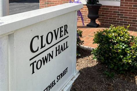 Town of clover - Clover Town HALL, York County. Clover Town hall's address. Clover Clover Municipal Building114 Bethel St, PO Box 1060Clover SC 29710United States. Phone number of Clover Town hall. +1 803-222-9495. Clover, SC email. Not available. Clover official website. cloversc.info.